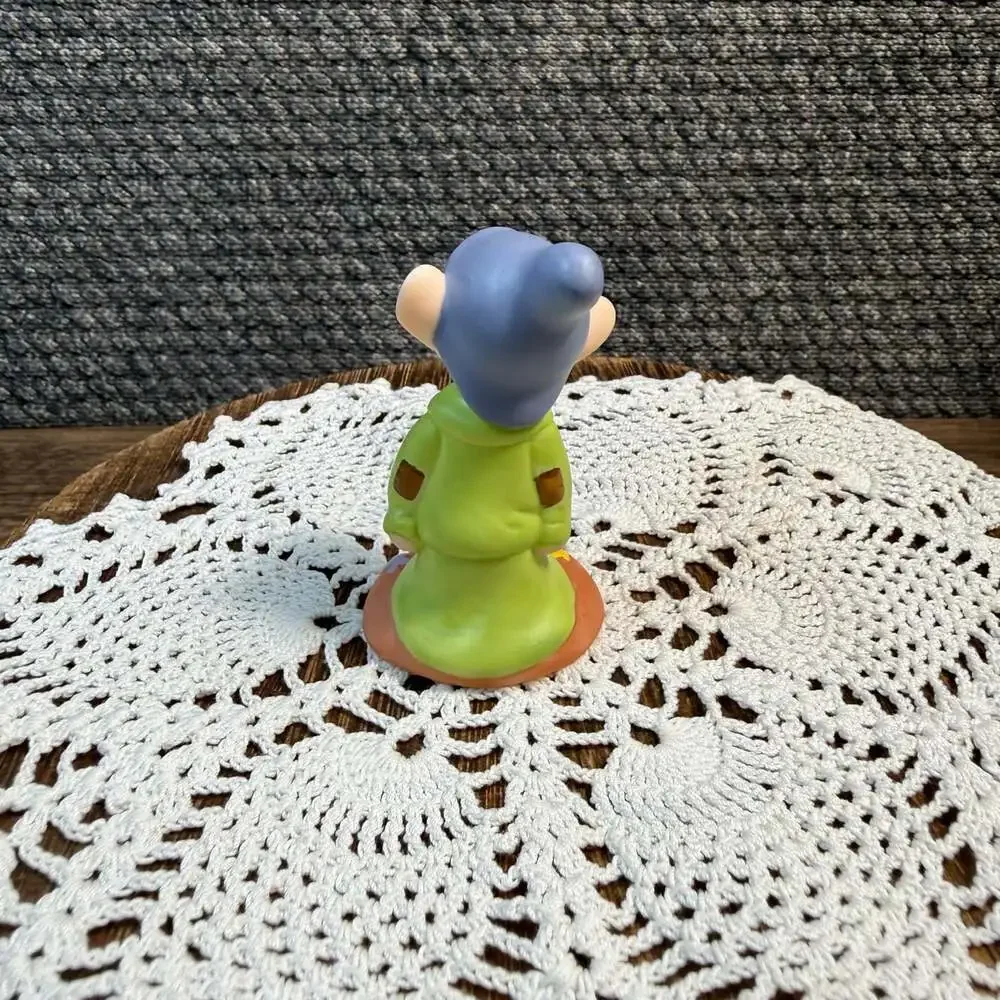 Disney Grolier Dopey Snow White & 7 Dwarfs Porcelain Ceramic Figurine 2.5